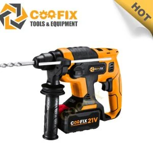 18V Li-ion Cordless piikkausvasaralla portaaton nopeudensäätö LED valoa vasemmalla ja oikealla kierto